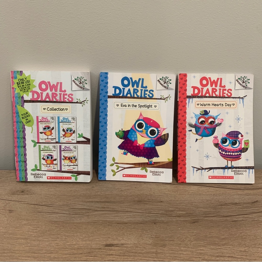 Owl Diaries book set for little girls 6 stories grade 2